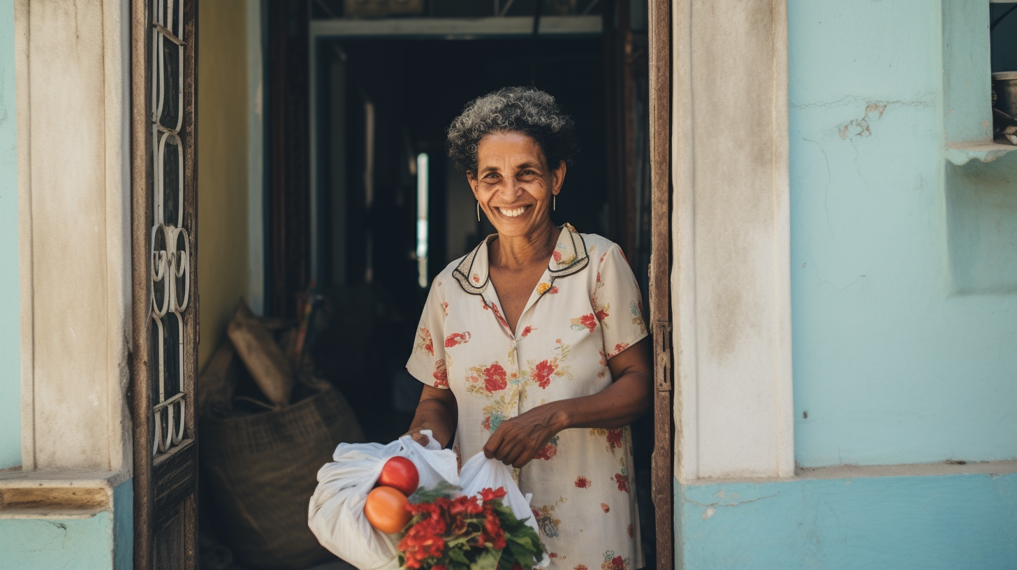 Senden Sie Liebe und Essen nach Kuba