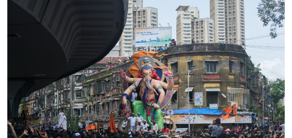Straßenfest in Indien